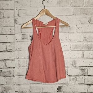 Diesel Pink Racerback Tank Top Relaxed Fit Casual Small